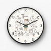 Teacher Cartoon Character Education Wall Clock