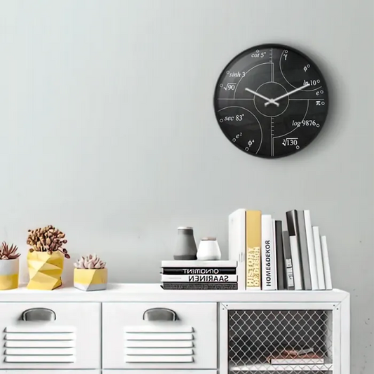 Trigonometry Logarithmic Math Functions Wall Clock