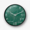 Algebraic Equations Math Chalkboard Wall Clock