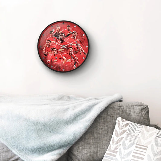 Manchester United legends wall clock