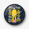 Heisenberg Elements Wall Clock