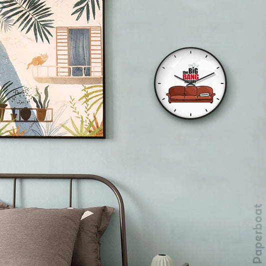 The Big Bang Theory white Wall Clock
