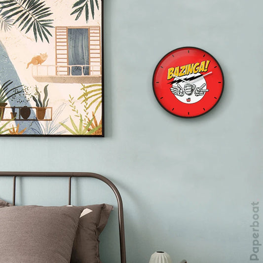 The Big Bang Theory Bazinga Wall Clock