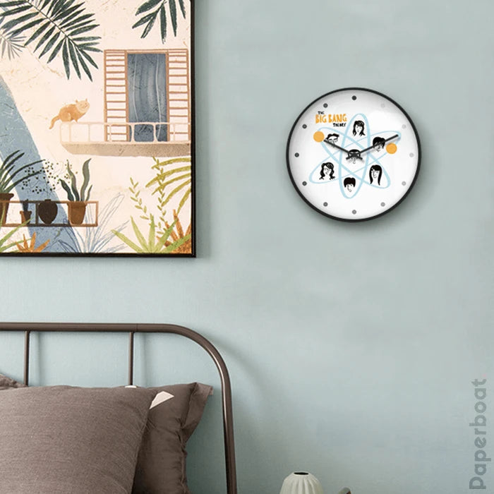 The Big Bang Theory orbit Wall Clock