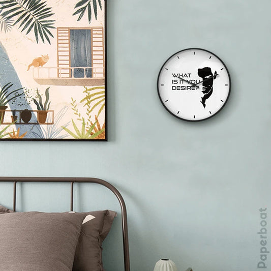 Lucifer Shadow Wall Clock