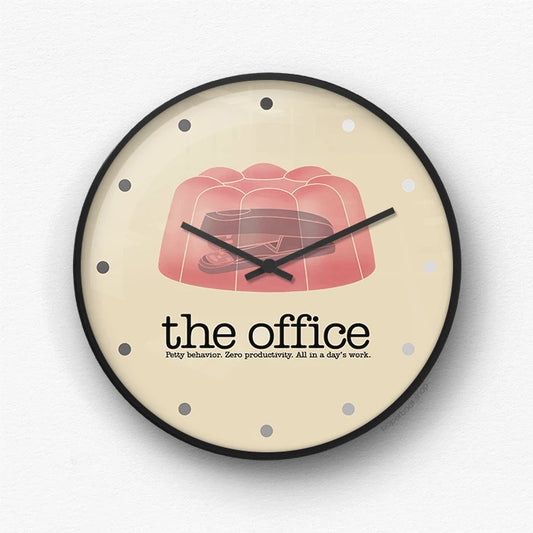 The Office stapler in jello Wall Clock