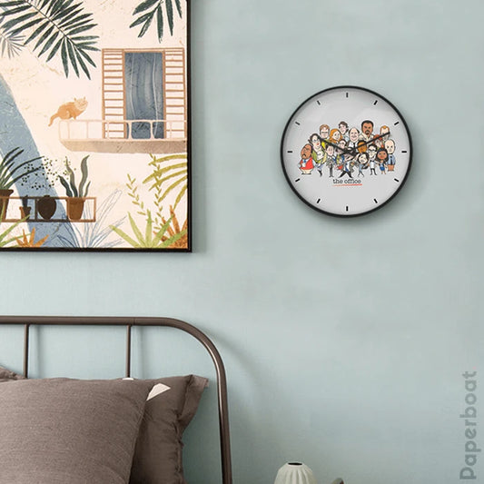The Office all characters Wall Clock