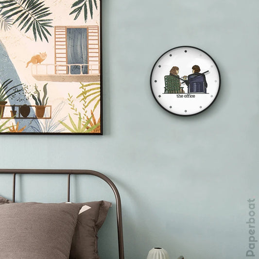 The office white Wall Clock