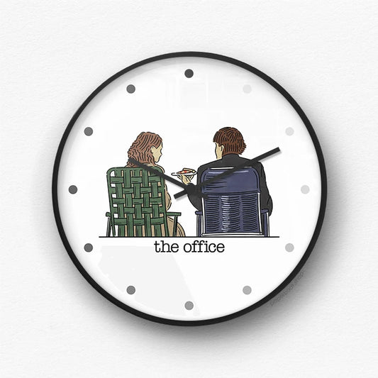 The office white Wall Clock