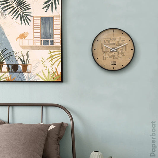 Prison Break Maze Wall Clock