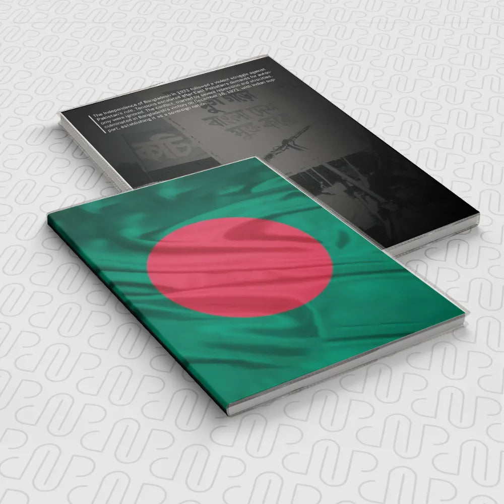 Bangladeshi Flag Notebook – Paperboat Bangladesh