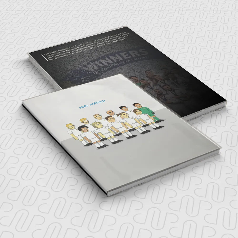 Real Madrid Cartoon Notebook