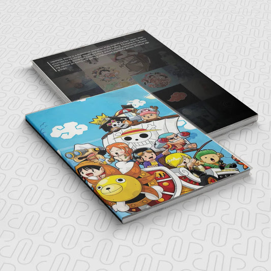 One Piece Characters Together  Notebook