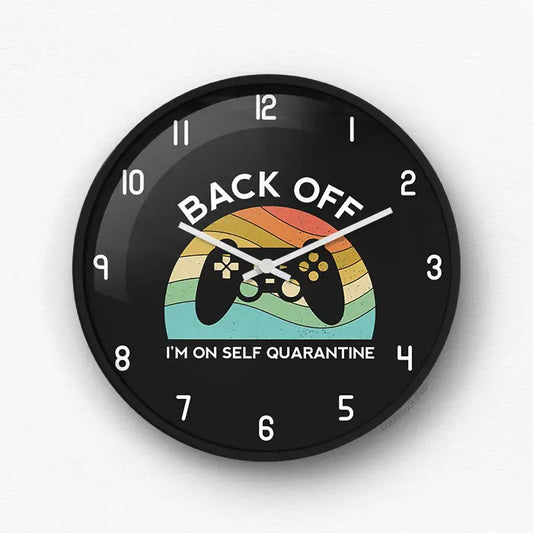 I'm on self Quarantine Wall Clock