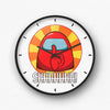 Among Us game Red character Wall Clock