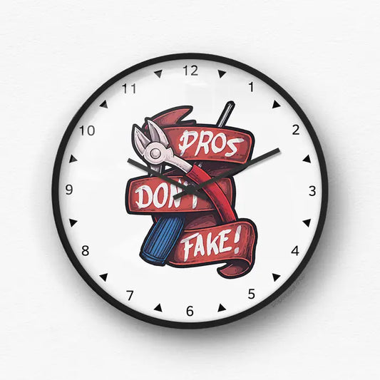 Pros Don't Fake Wall Clock