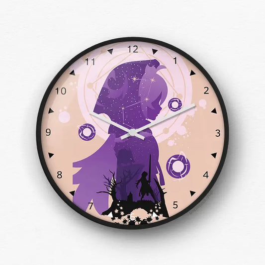 Fortnite circular illustration Wall Clock