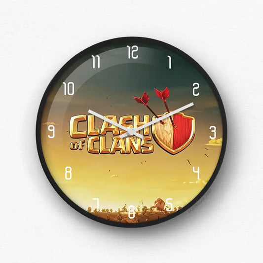 Clash Of Clans Wall Clock