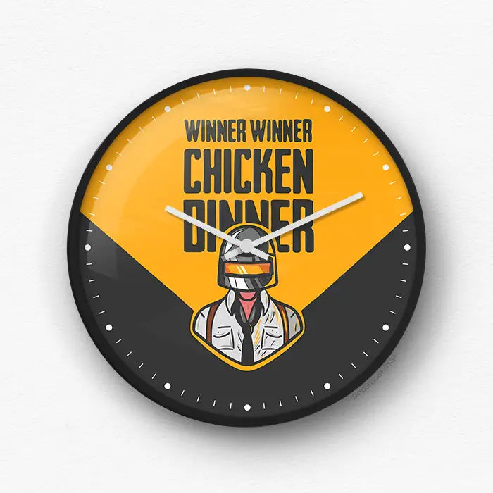 PUBG (Winner Winner Chicken Dinner) Wall Clock