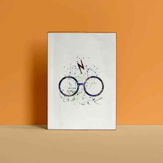 Harry Potter Glass Notebook