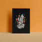 খাই দাই ঘুমাই Typography Notebook