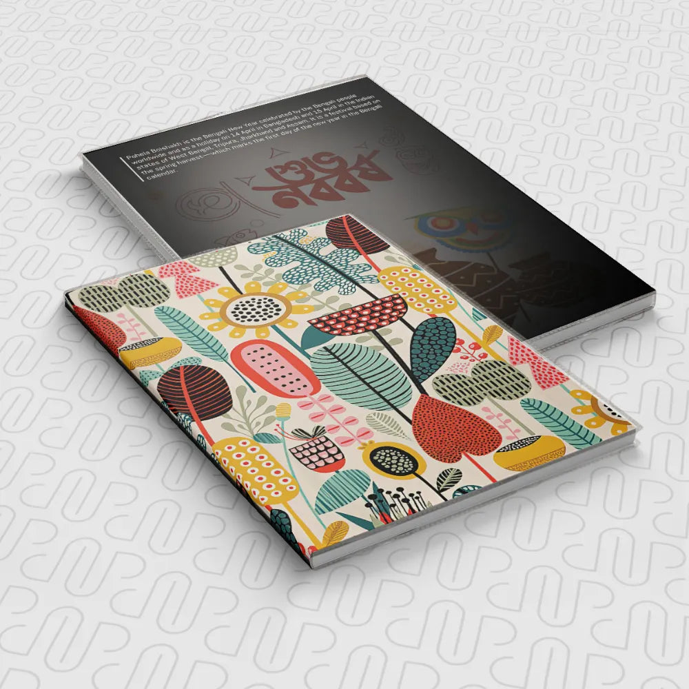 Bengali light pattern Notebook