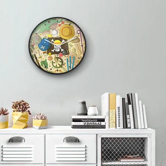 One Piece Elements Wall Clock