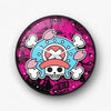 One Piece Blue Wall Clock