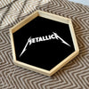 Metallica Black Resin Tray