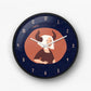 Taurus Zodiac Sign Wall Clock