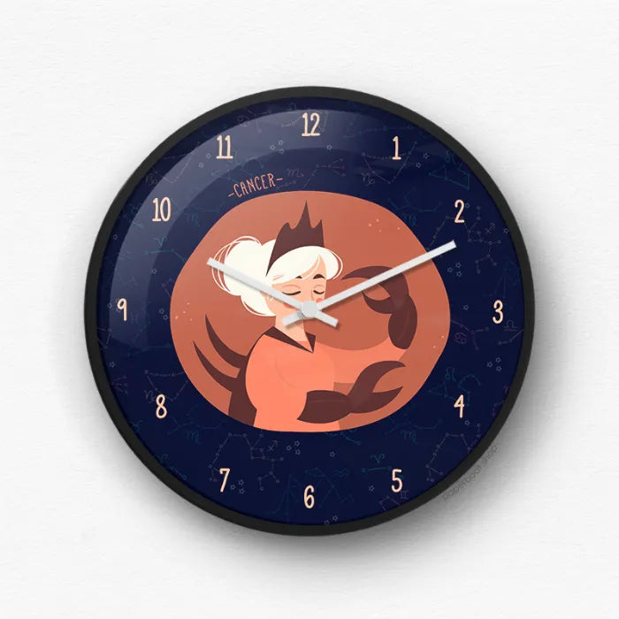 Cancer Zodiac Sign Wall Clock