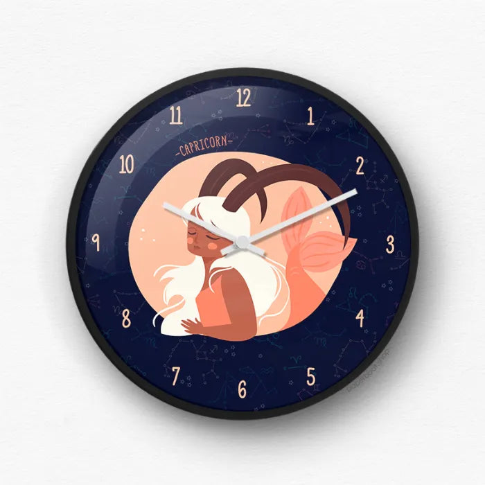Capricorn Zodiac Sign Wall Clock