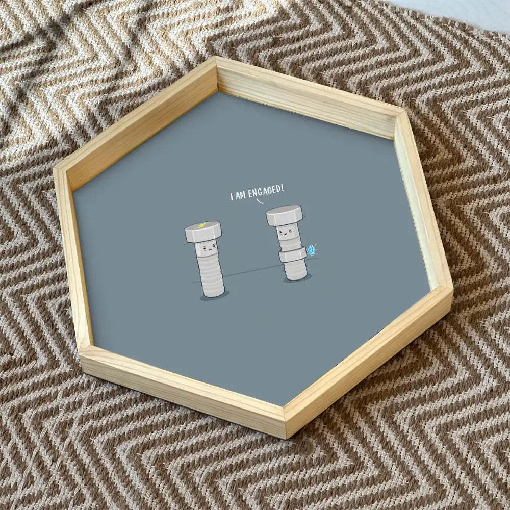 I'm engaged Resin Tray