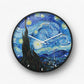 The Starry Night Wall Clock