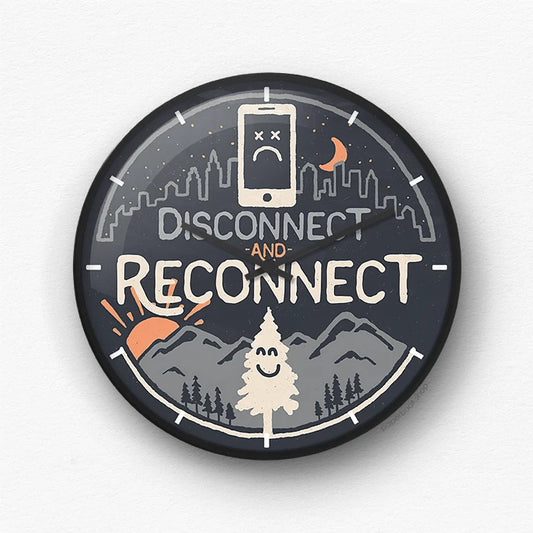 Disconnect Reconnect Wall Clock