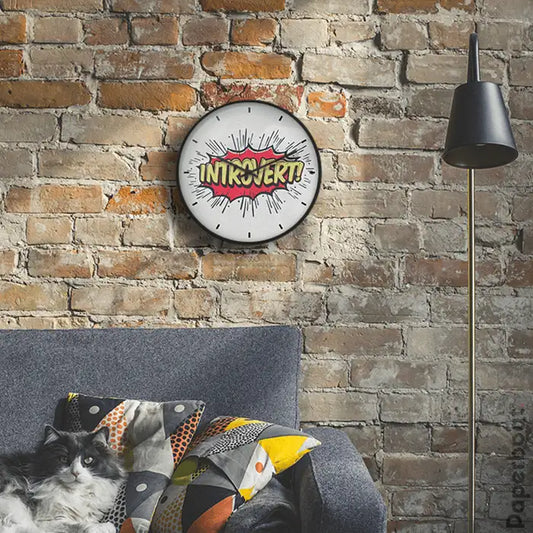 Introvert Wall Clock