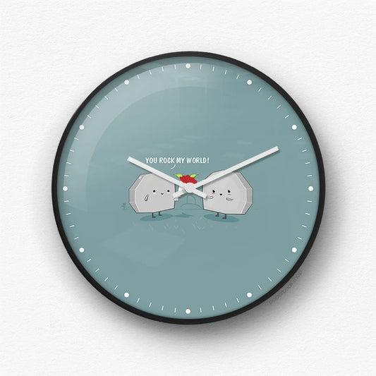 You rock my world Wall Clock