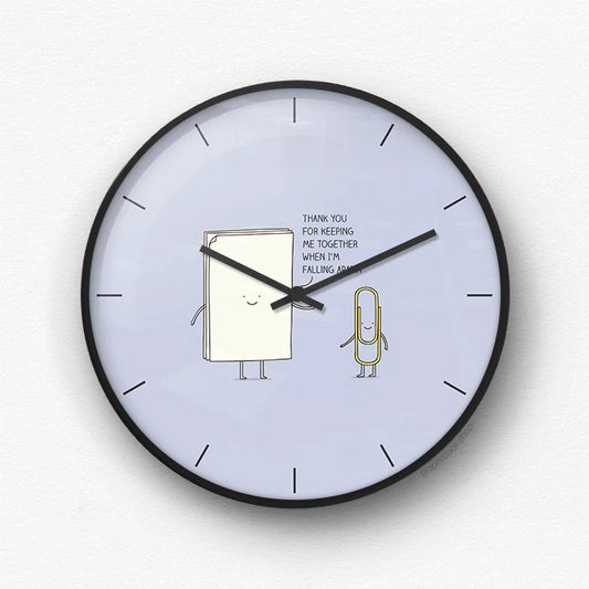 Keeping me together Wall Clock