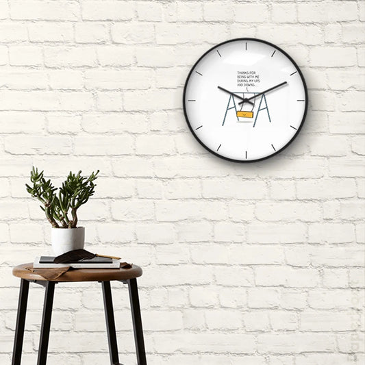 Ups and down Wall Clock