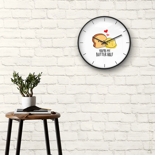 You're my butter half Wall Clock