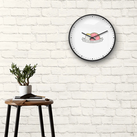 Sprinkling To Donut Wall Clock