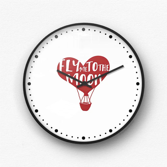Fly me to the moon Wall Clock