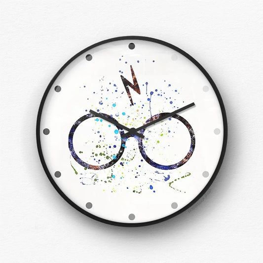 Harry Potter Glass Wall Clock