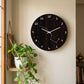 Celestial Constellation Wall Clock - Brown Front View