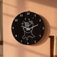 Cosmic Mind Surreal Wall Clock - Brown