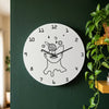 Cosmic Mind Surreal Wall Clock - White