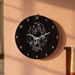 Celestial Mystic Hand Wall Clock - Brown