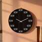 The Power of Now Mindfulness Wall Clock - Brown