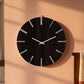 Architectural Linear Numeral Wall Clock - Brown