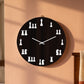 Chess Pieces Art Wall Clock - Brown